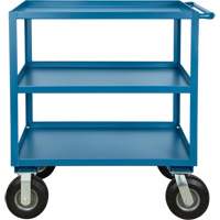 Outdoor Shelf Cart, 3 Tiers, 18" W x 39" H x 33" D, 1200 lbs. Capacity Quali-T-Solutions