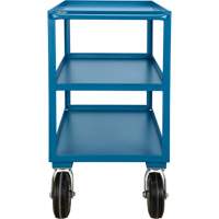 Outdoor Shelf Cart, 3 Tiers, 18" W x 39" H x 33" D, 1200 lbs. Capacity Quali-T-Solutions