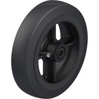 Black Rubber on Cast Iron Core Wheel Quali-T-Solutions