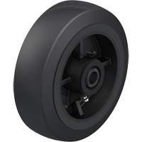 Black Rubber on Cast Iron Core Wheel Quali-T-Solutions