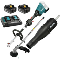 LXT 5.0 Ah Brushless Split Shaft Power Unit Kit with EM405MP Line Trimmer, Battery Powered, 36 V Quali-T-Solutions