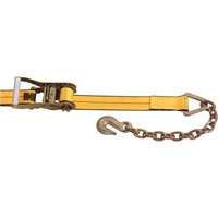 Ratchet Straps, Chain Anchor, 2" W x 30' L, 3335 lbs. (1513 kg) Working Load Limit Quali-T-Solutions