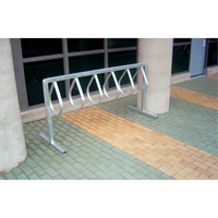Style Bicycle Rack, Galvanized Steel, 12 Bike Capacity Quali-T-Solutions