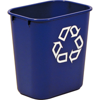 Contenant de recyclage, De bureau, Plastique, 13-5/8 pintes US Quali-T-Solutions
