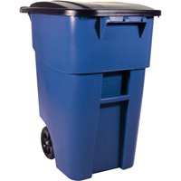 Contenants roulants Brute, Bord de rue, Plastique, 50 gal. US Quali-T-Solutions