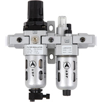 AFRLCM14 2-Piece Miniature Air Filter, Regulator & Lubricator, 1/4" NPT Quali-T-Solutions