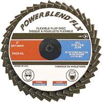 Powerblend FLX Roll-On Flap Disc, 3" x 120 Grit, Zirconia Alumina Quali-T-Solutions
