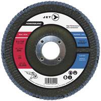 POWERBLEND Flap Disc, 4-1/2" x 7/8", Type 29, Z80 Grit, Zirconia Alumina Quali-T-Solutions