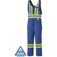 5524A High-Visibility Flame-Resistant Quilted Safety Coveralls, 2X-Large, Royal Blue Quali-T-Solutions