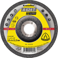 A 624 T Supra Kronenflex&reg; Grinding Disc, 5" x 1/4", 7/8" Arbor Quali-T-Solutions