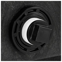 Stock Tank, 69" D x 63.25" W x 25" H, 2500 lbs. Capacity, Black Quali-T-Solutions