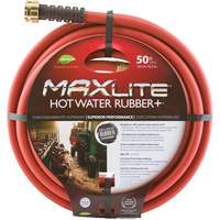Hot Water Hose, Rubber, 5/8" dia. x 50' L Quali-T-Solutions