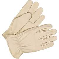 Gants de conducteur traditionnels, Grand, Paume en Cuir fleur de vache Quali-T-Solutions