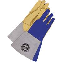 Gants de soudage &agrave; l'arc TIG et MIG, Cuir fleur de daim, Taille Grand Quali-T-Solutions