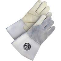 Gants de soudage en cuir fleur utilitaire Gander Brand, Cuir fleur de vache, Taille Grand Quali-T-Solutions