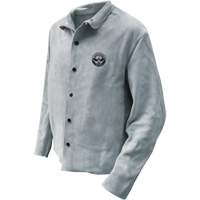 Veste de soudeur, Cuir, T-Grand, Gris Quali-T-Solutions