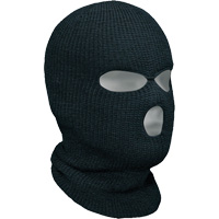 Classic 3-Hole Balaclava, Acrylic, Black Quali-T-Solutions