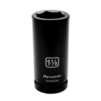 Douille SAE, Chocs, 3/4", Prise 3/4", 6 pans, Profond Quali-T-Solutions