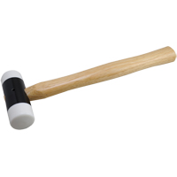 Soft-Face Hammer, 14 oz. Head Weight, Plain Face, Wood Handle, 11-5/8" L Quali-T-Solutions