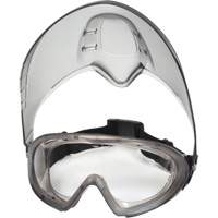 Lunettes de s&eacute;curit&eacute; Capstone Shield avec &eacute;cran facial amovible, Lentille Transparent, Antibu&eacute;e, Ventilation Directe/Ferm&eacute; Quali-T-Solutions