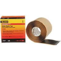 Scotch&reg; Rubber Mastic Tape 2228, 50.8 mm (2") x 3 m (10'), Black Quali-T-Solutions