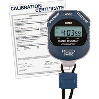 Chronom&egrave;tre REED SW600 avec certificat de calibration, Num&eacute;rique, R&eacute;sistant &agrave; l'eau Quali-T-Solutions