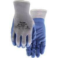 Stealth Blue Chip Coated Gloves, Large, Rubber Latex Coating, 10 Gauge, Polyester Shell Quali-T-Solutions