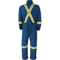 Dupont Nomex&reg; IIIA Deluxe Coveralls, Size 4X-Large, Royal Blue, 6 cal/cm² Quali-T-Solutions