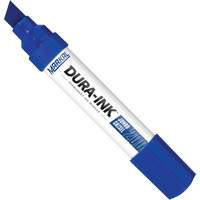 Marqueur Dura-Ink 200, Bleu, Pointe Ciseau Quali-T-Solutions