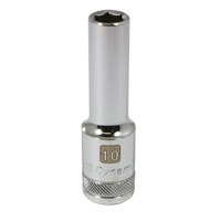 Douille m&eacute;trique, 10 mm, Prise 1/2", 6 pans, Profond Quali-T-Solutions