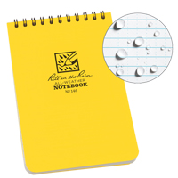 Pocket Top-Spiral Notebook, Soft Cover, Yellow, 100 Pages, 4" W x 6" L Quali-T-Solutions