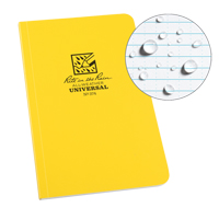 Field-Flex Bound Book, Soft Cover, Yellow, 128 Pages, 4-5/8" W x 7-1/4" L Quali-T-Solutions