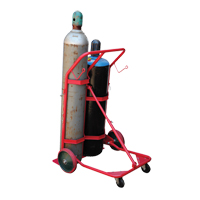 Chariot pour bouteilles, Roues Caoutchouc moul&eacute;, Base de 25-1/2"la x 7"lo, 350 lb Quali-T-Solutions