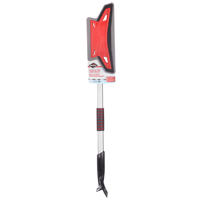 Balai &agrave; neige anti&eacute;gratignures, T&eacute;lescopique, lame Mousse de CAV/E, 52" Longueur, Rouge Quali-T-Solutions
