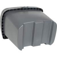 Bacs d'entreposage pour sel & sable, Avec Moraillon, 21" x 27" x 26", 4,24 pi³, Gris Quali-T-Solutions