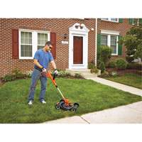 3-in-1 Compact Mower, Push Walk-Behind, Electric, 12" Cutting Width Quali-T-Solutions