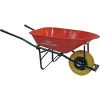 Brouette dentrepreneur Big Wheel, 6 pi³, plateau Acier Quali-T-Solutions