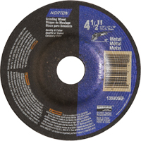 Depressed Centre Metal Grinding Wheels, 4-1/2" x 1/4", 7/8" Arbor, Aluminum Oxide, Type 27 Quali-T-Solutions