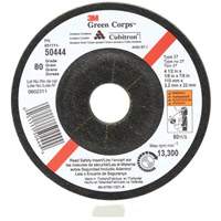 Green Corps Flexible Grinding Wheel, 4-1/2" x 1/8", 7/8" Arbor, Ceramic, Type 27 Quali-T-Solutions
