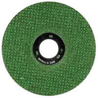 Green Corps Flexible Grinding Wheel, 4-1/2" x 1/8", 7/8" Arbor, Ceramic, Type 27 Quali-T-Solutions