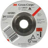 Green Corps Flexible Grinding Wheel, 5" x 1/4", 7/8" Arbor, Ceramic, Type 1 Quali-T-Solutions