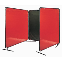 &eacute;cran et cadre pour soudage, Vert olive, 6' x 6' Quali-T-Solutions