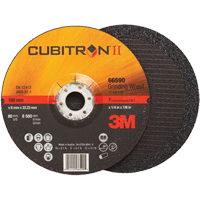 Cubitron II Depressed Centre Grinding Wheels, 4" x 1/4", 3/8" Arbor, Type 27 Quali-T-Solutions