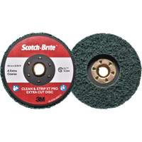 Scotch-Brite Clean & Strip XT Pro Extra Cut Disc, 4-1/2" Dia., Extra Coarse Grit, Aluminum Oxide Quali-T-Solutions