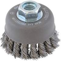 Brosse m&eacute;tallique ALLSTEEL, 3" dia. x 5/8"-11 arbre Quali-T-Solutions