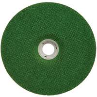 Green Corps Depressed Centre Wheel, 7" x 1/8", 7/8" Arbor, Ceramic, Type 27 Quali-T-Solutions