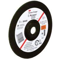 Green Corps Depressed Centre Wheel, 7" x 1/8", 7/8" Arbor, Ceramic, Type 27 Quali-T-Solutions