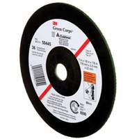 Green Corps Depressed Centre Wheel, 7" x 1/8", 7/8" Arbor, Ceramic, Type 27 Quali-T-Solutions
