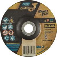 Quantum3 RightCut Cut-Off Wheel, 6" x 1/16", 7/8" Arbor, Type 27/42, Aluminum Oxide, 10185 RPM Quali-T-Solutions