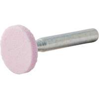 Vitrified Bond Mounted Point, W200, Aluminum Oxide, 3/4" Dia., 1/8" L, 80 Grit Quali-T-Solutions